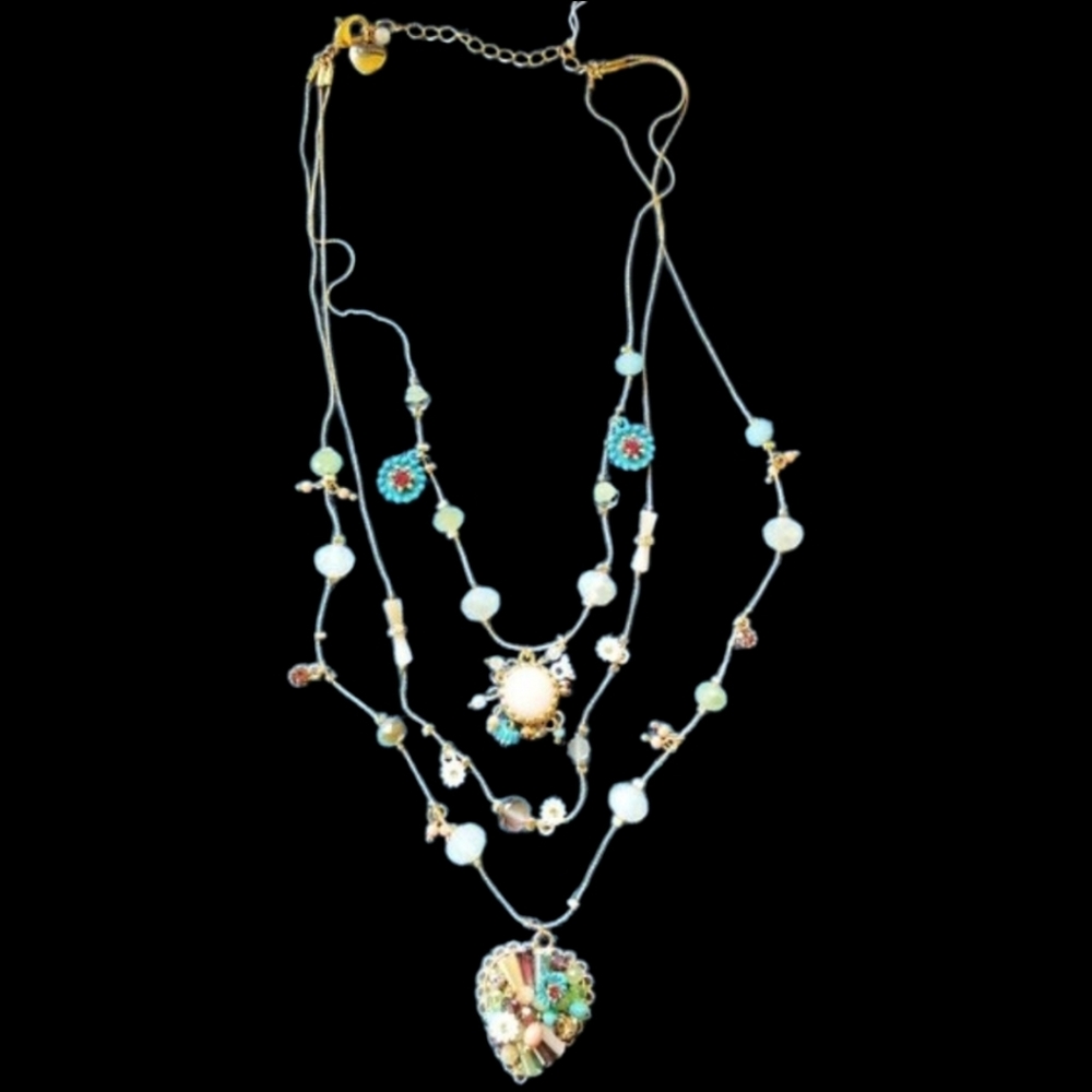 Betsey Johnson Tri-Necklace - NWT - Picture 9 of 10